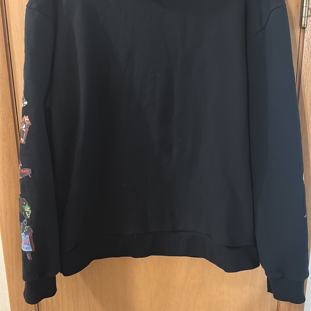 Dumbgood Goosebumps Graphic Hoodie Hooded Sweatshirt Black Size Large - Picture 12 of 12